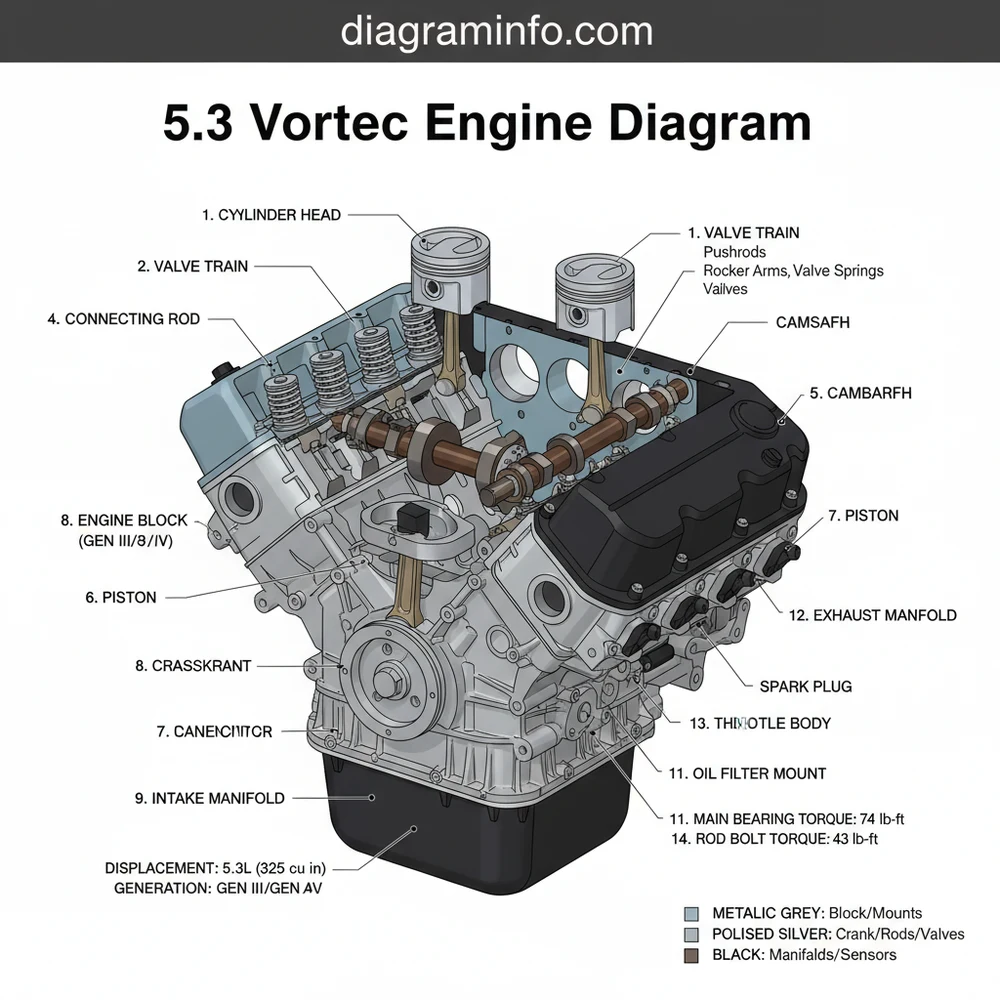 5.3 vortec engine diagram diagram with labeled components and explanations