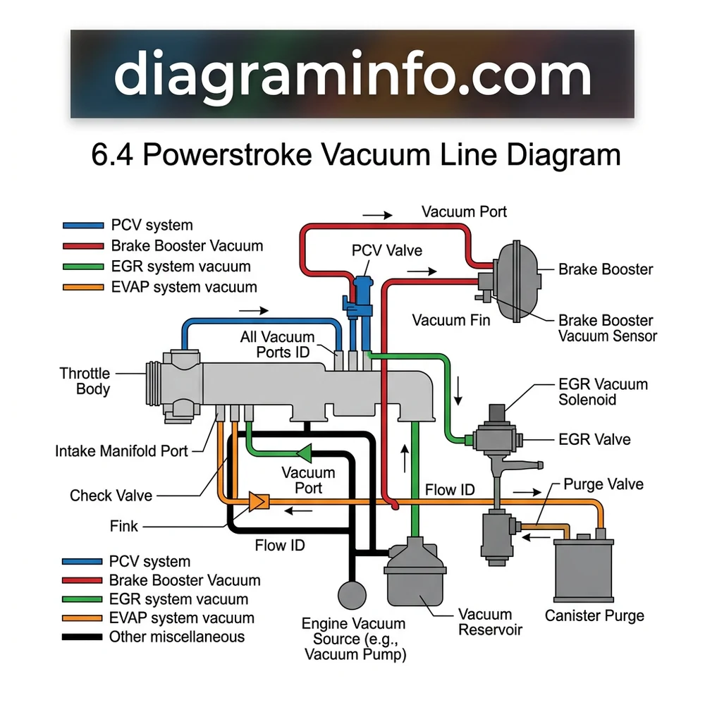 6.4 Powerstroke Vacuum Line Diagram: Routing & Repair Guide 2026