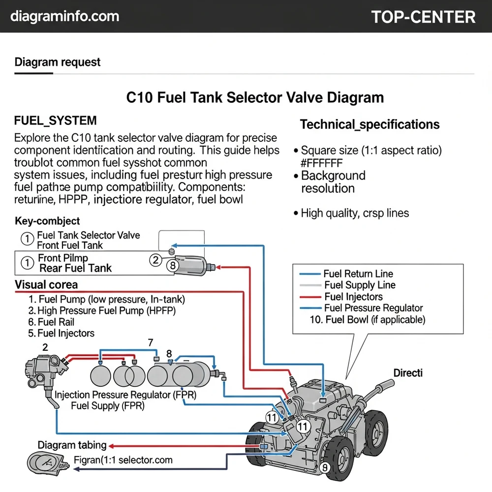 C10 Fuel System Diagram: Tank Selector Valve Component & Repair Guide 2026