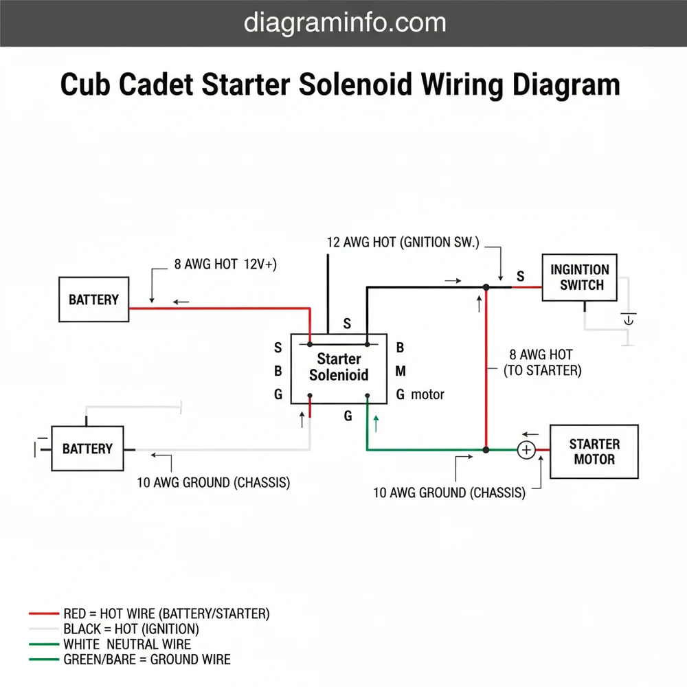 Cub Cadet Starter Solenoid Wiring Diagram: Complete Connection Guide 2026