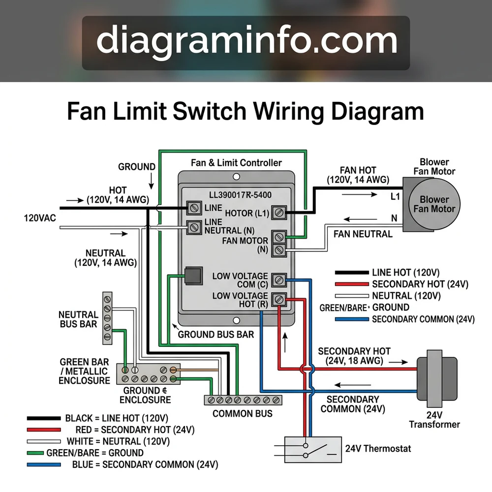 Fan Limit Switch Wiring Diagram: Complete Connection Guide 2026