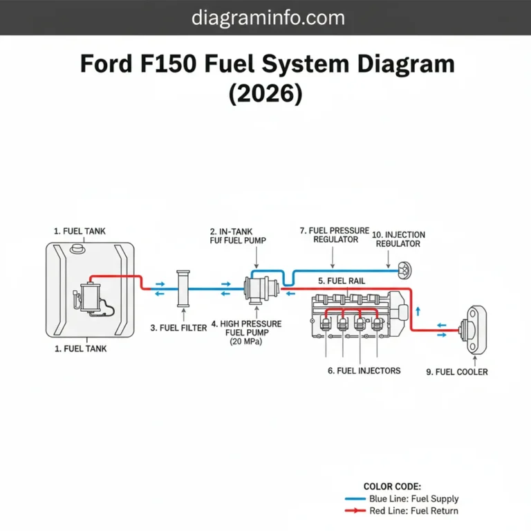 ford f150 fuel system diagram diagram with labeled components and explanations
