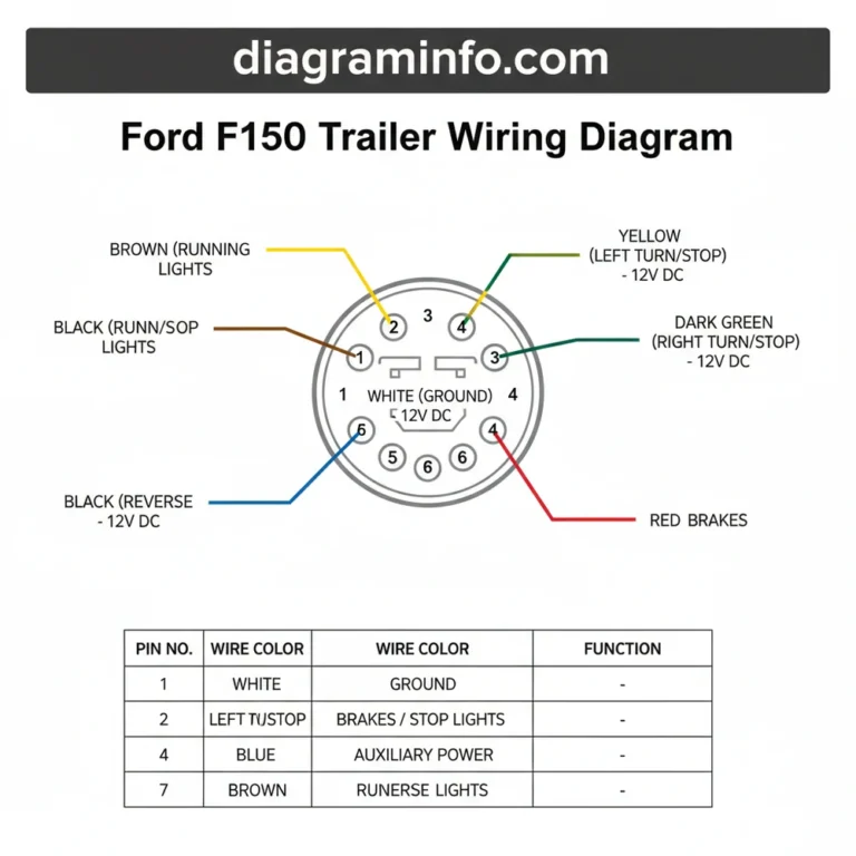 ford f150 trailer wiring diagram diagram with labeled components and explanations