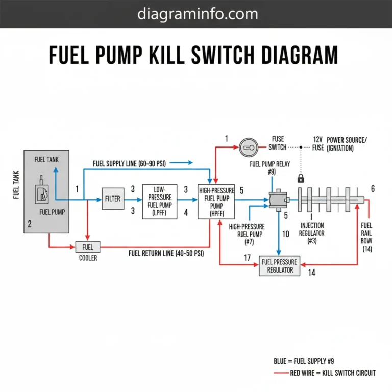 fuel pump kill switch diagram diagram with labeled components and explanations