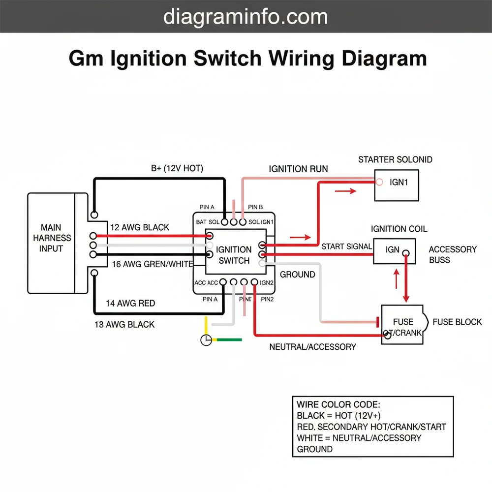 Gm Ignition Switch Wiring Diagram 2026: Installation Setup