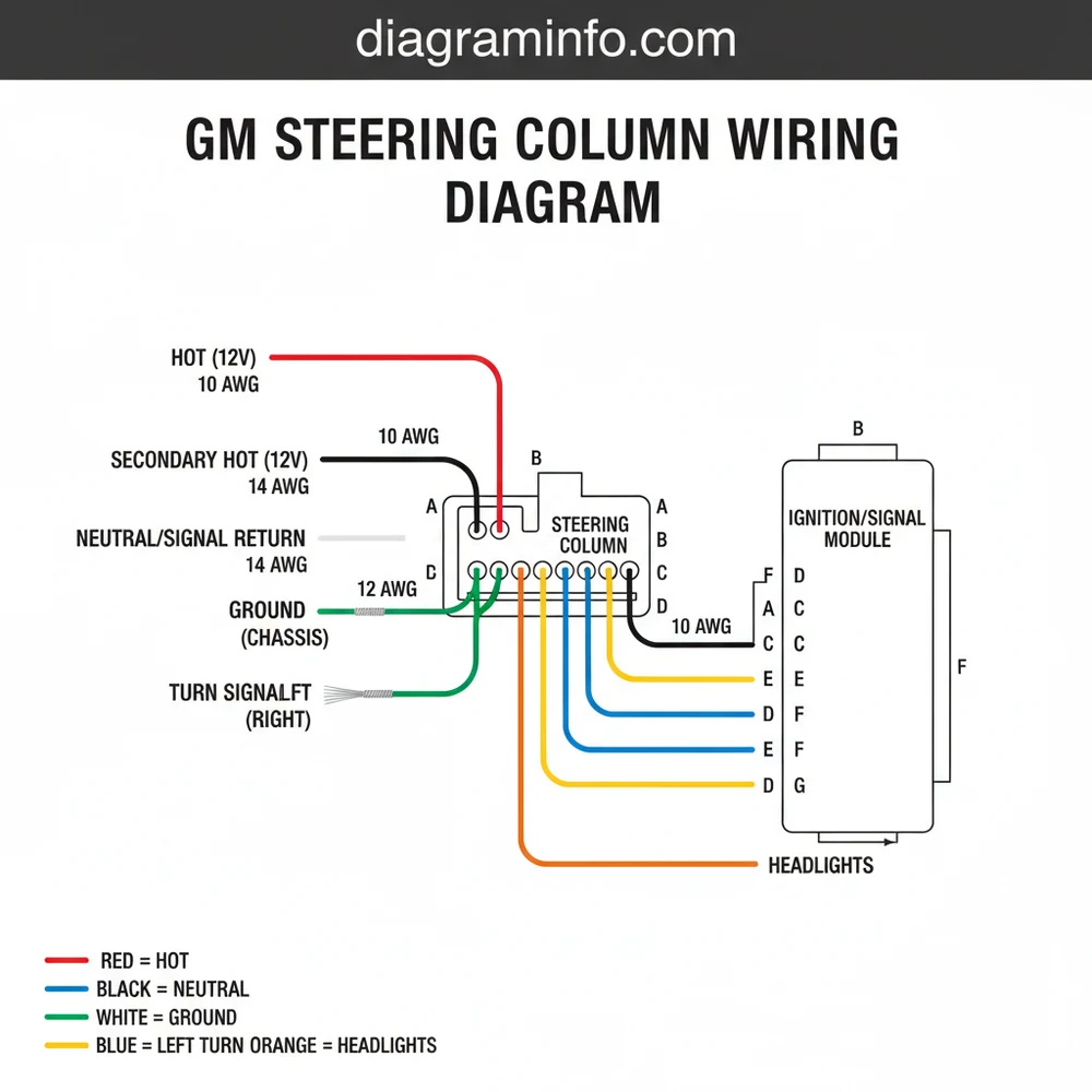 GM Steering Column Wiring Diagram 2026: Troubleshooting