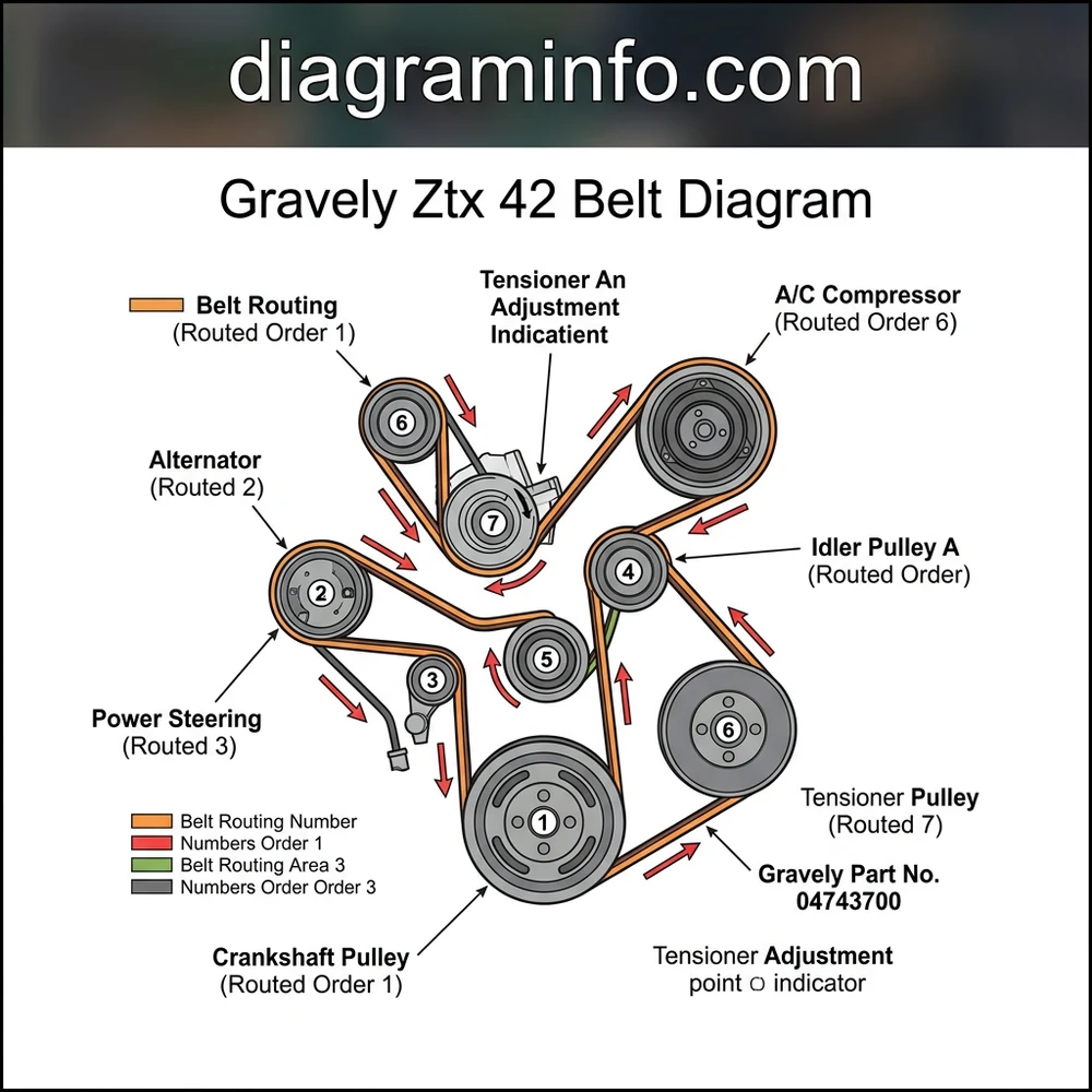 Gravely ZTX 42 Belt Diagram: Proper Routing Guide 2026