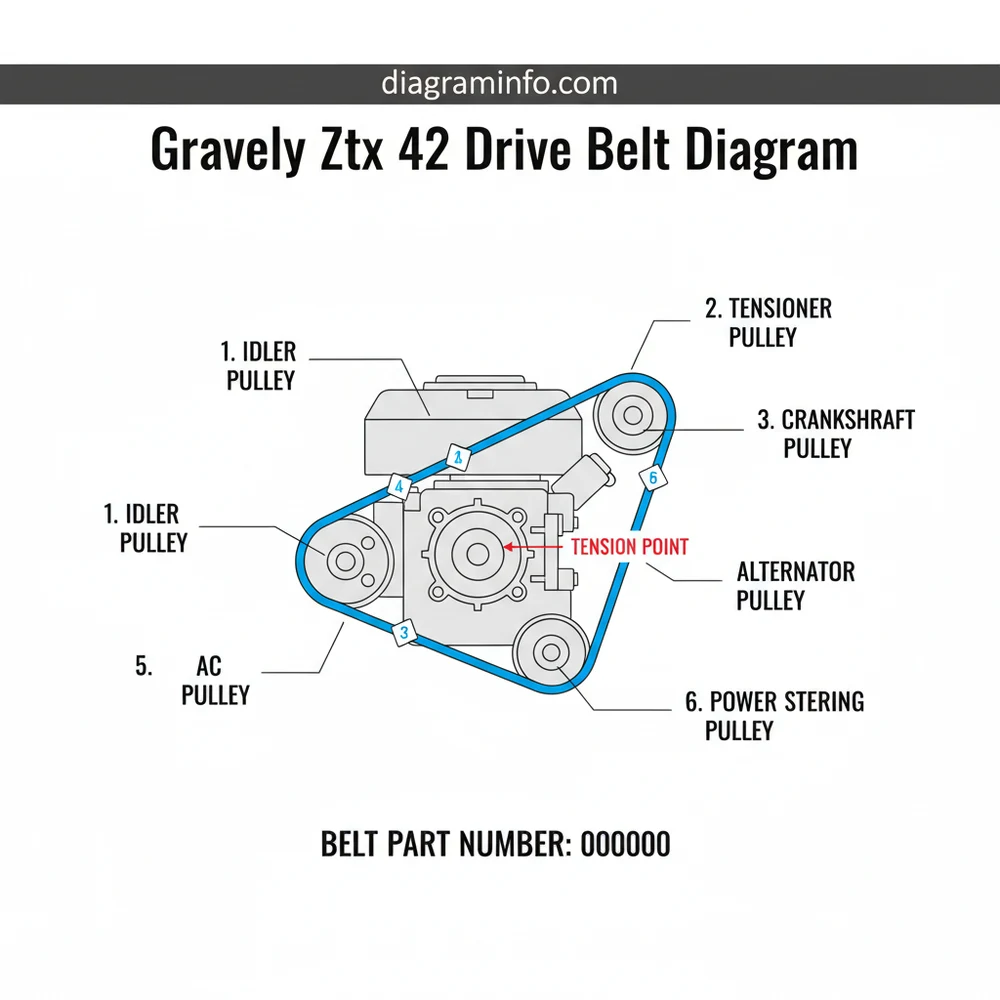 Gravely ZTX 42 Drive Belt Diagram: Routing Guide 2026