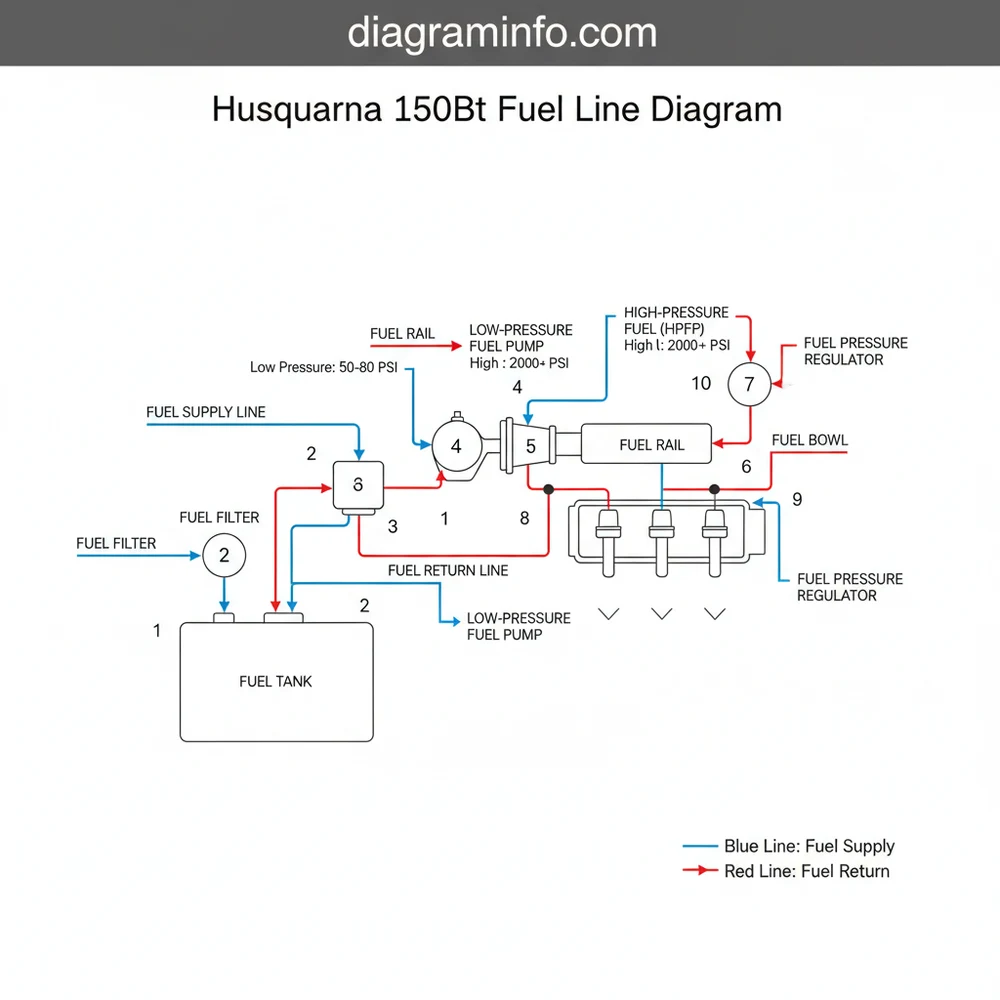 Husqvarna 150BT Fuel Line Diagram: Routing & Repair 2026