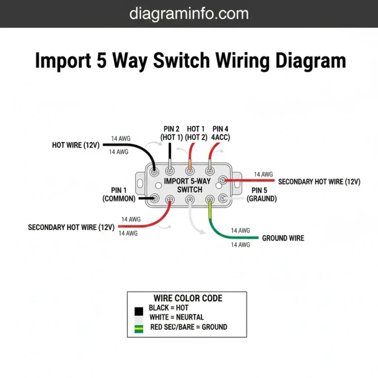 import 5 way switch wiring diagram diagram with labeled components and explanations