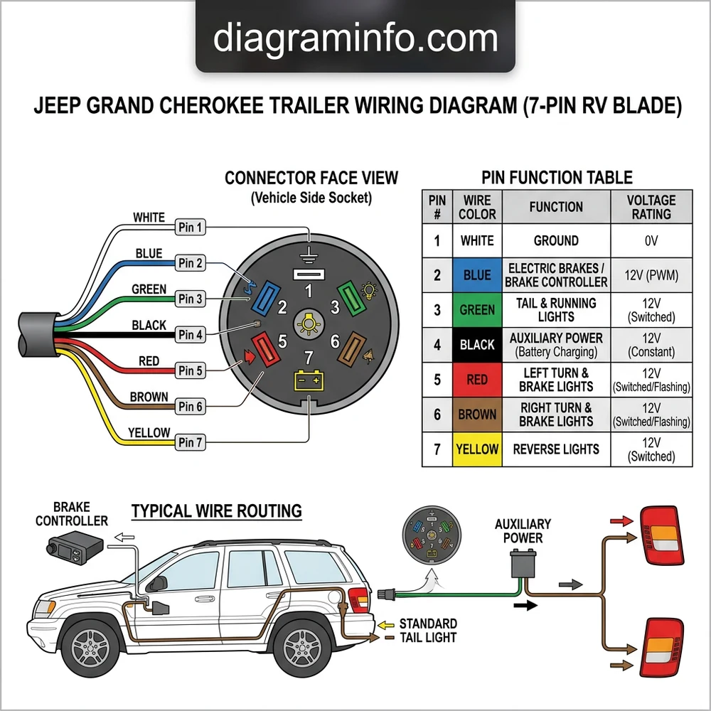 Jeep Grand Cherokee Trailer Wiring Diagram 2026: Wiring & Troubleshooting