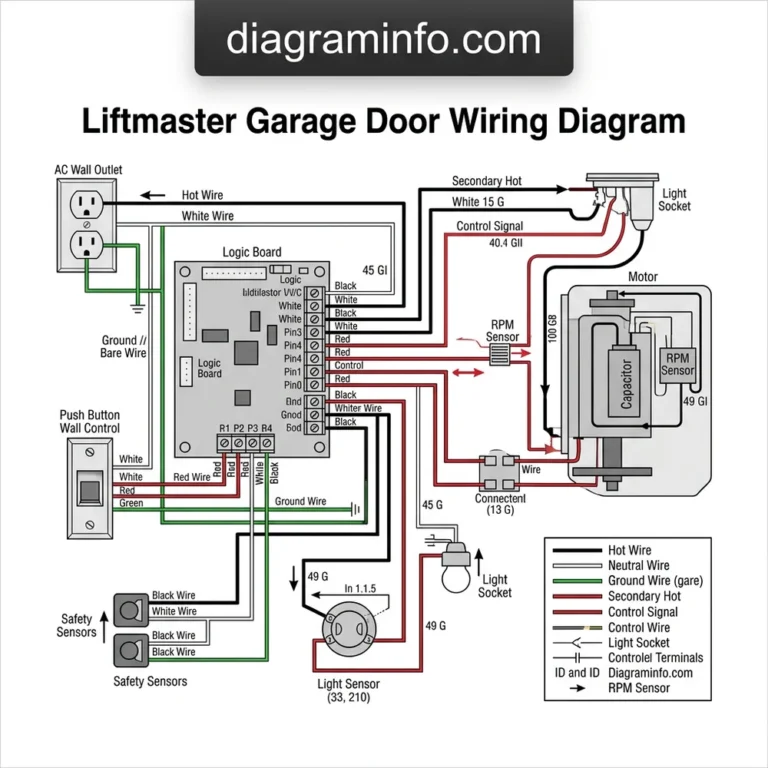 liftmaster garage door wiring diagram diagram with labeled components and explanations