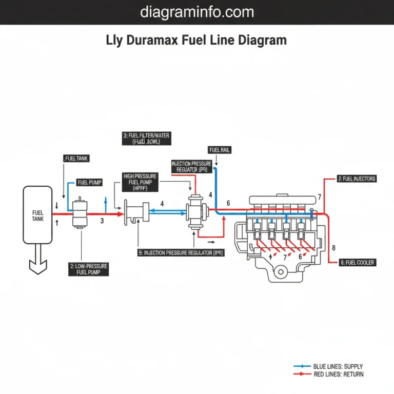 lly duramax fuel line diagram diagram with labeled components and explanations