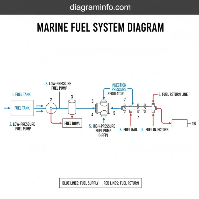 marine fuel system diagram diagram with labeled components and explanations