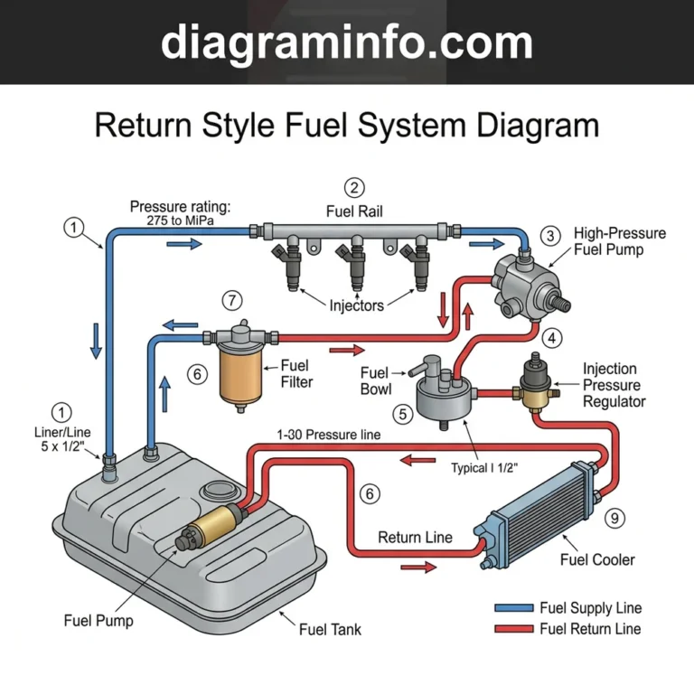 return style fuel system diagram diagram with labeled components and explanations