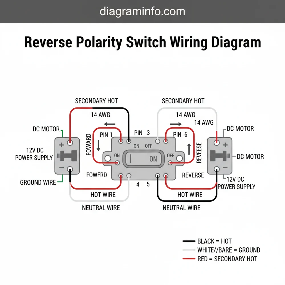6-Pin Reverse Polarity Switch Wiring Diagram: Installation Guide 2026