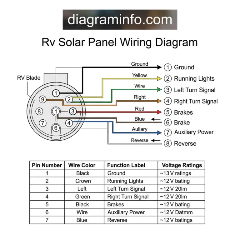 rv solar panel wiring diagram diagram with labeled components and explanations