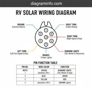 rv solar wiring diagram diagram with labeled components and explanations