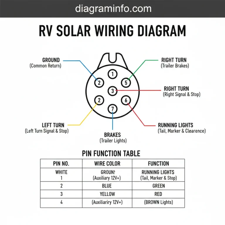rv solar wiring diagram diagram with labeled components and explanations