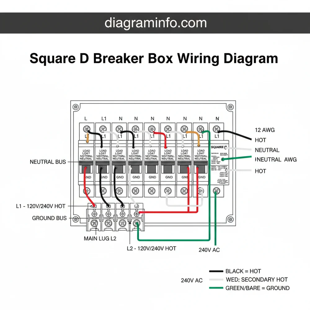square d breaker box wiring diagram diagram with labeled components and explanations