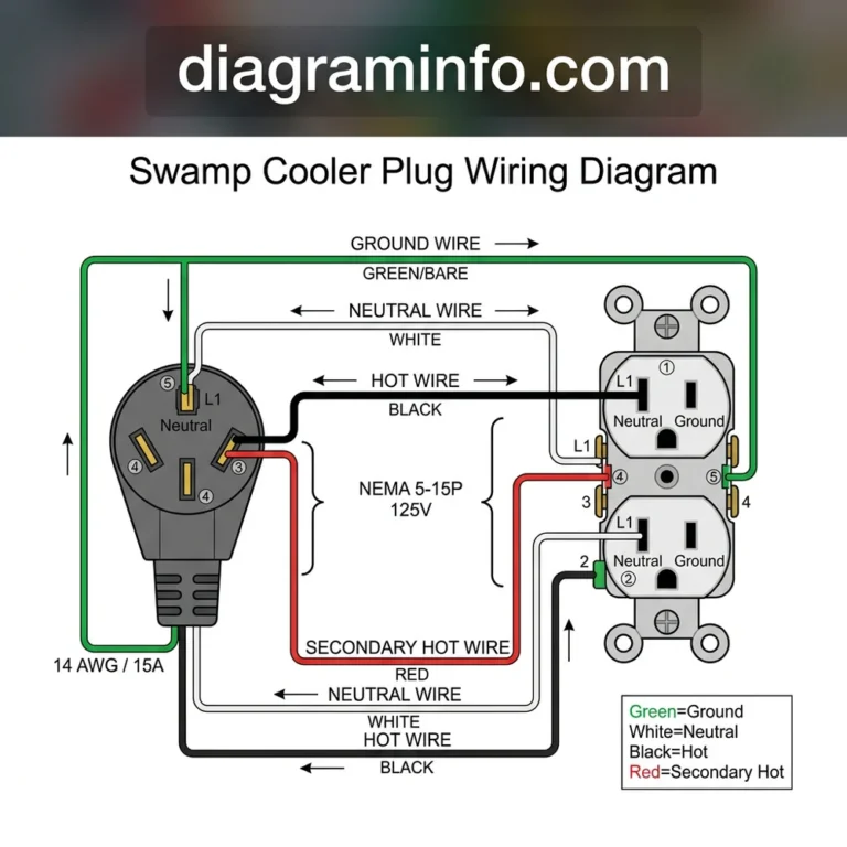 swamp cooler plug wiring diagram diagram with labeled components and explanations