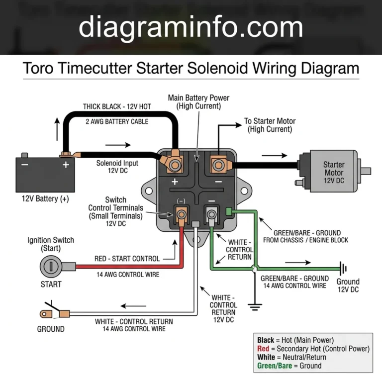 toro timecutter starter solenoid wiring diagram diagram with labeled components and explanations