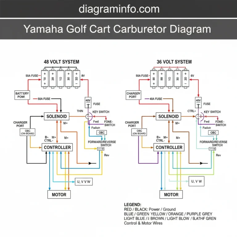 yamaha golf cart carburetor diagram diagram with labeled components and explanations