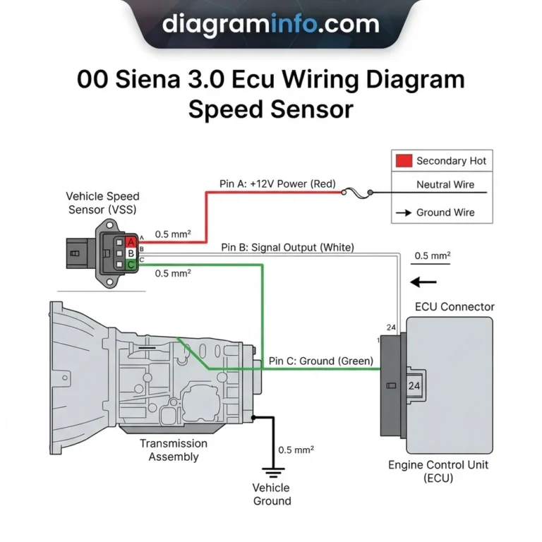 00 siena 3.0 ecu wiring diagram speed sensor diagram with labeled components and explanations