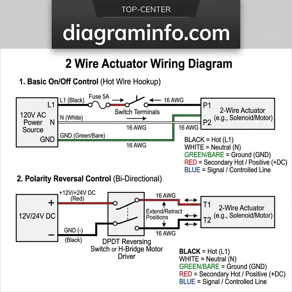 2-Wire Actuator Wiring Diagram: Troubleshooting 2026