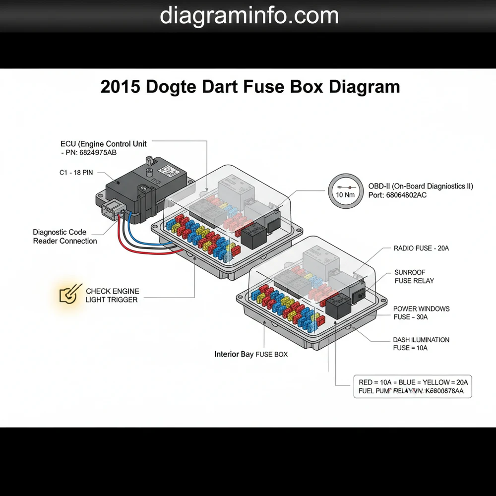 2015 Dodge Dart Fuse Box Diagram: 2026 Troubleshooting