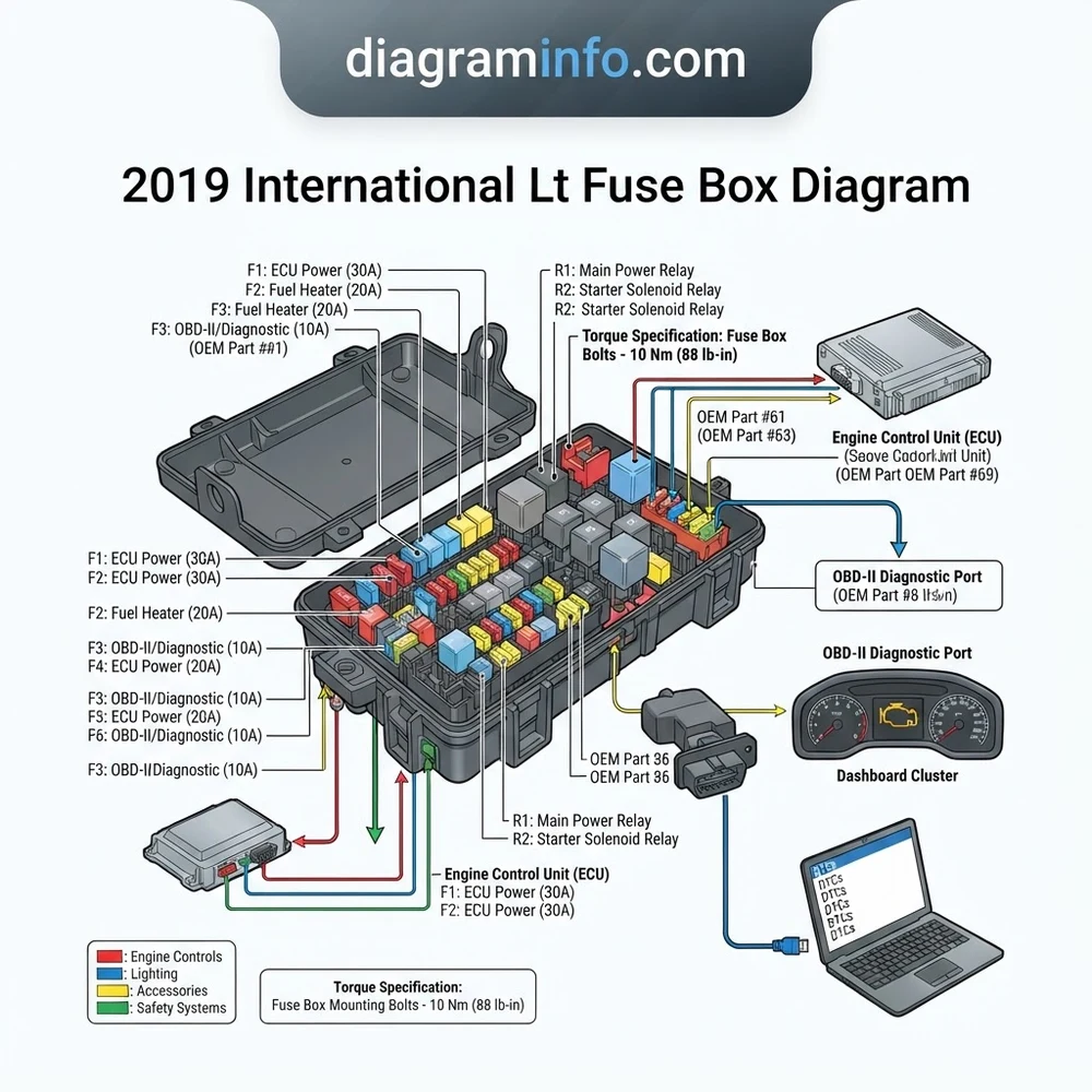 2019 International LT Fuse Box Diagram: Troubleshooting 2026