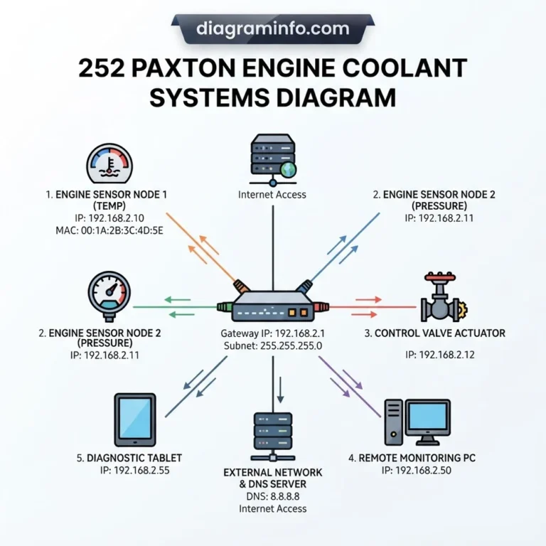 252 paxton engine coolant systems diagram diagram with labeled components and explanations
