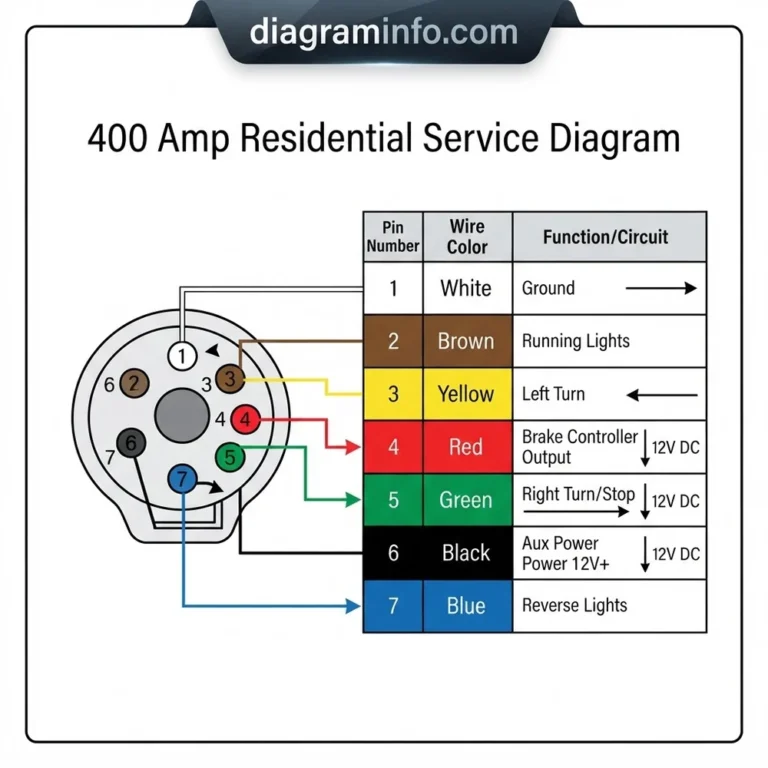 400 amp residential service diagram' diagram with labeled components and explanations