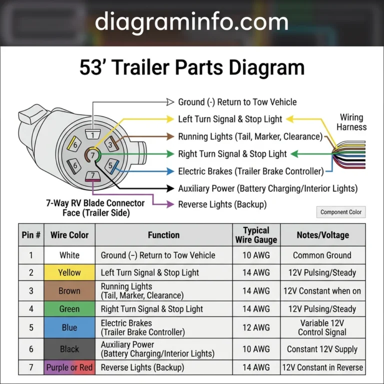 53' trailer parts diagram diagram with labeled components and explanations