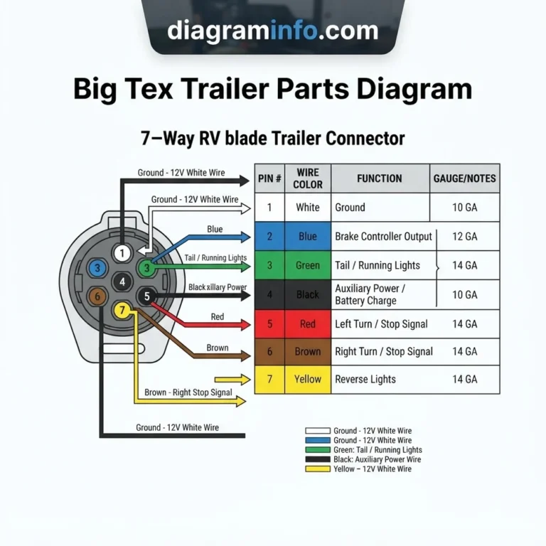 big tex trailer parts diagram diagram with labeled components and explanations