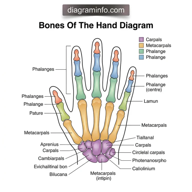 bones of the hand diagram diagram with labeled components and explanations