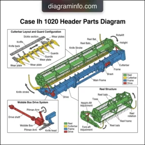 case ih 1020 header parts diagram diagram with labeled components and explanations