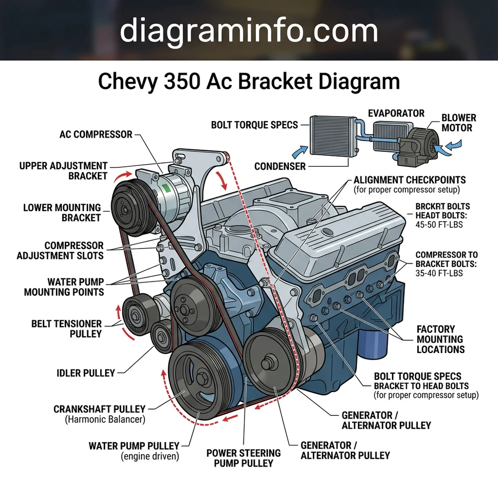 Chevy 350 AC Bracket Diagram: Troubleshooting Guide 2026