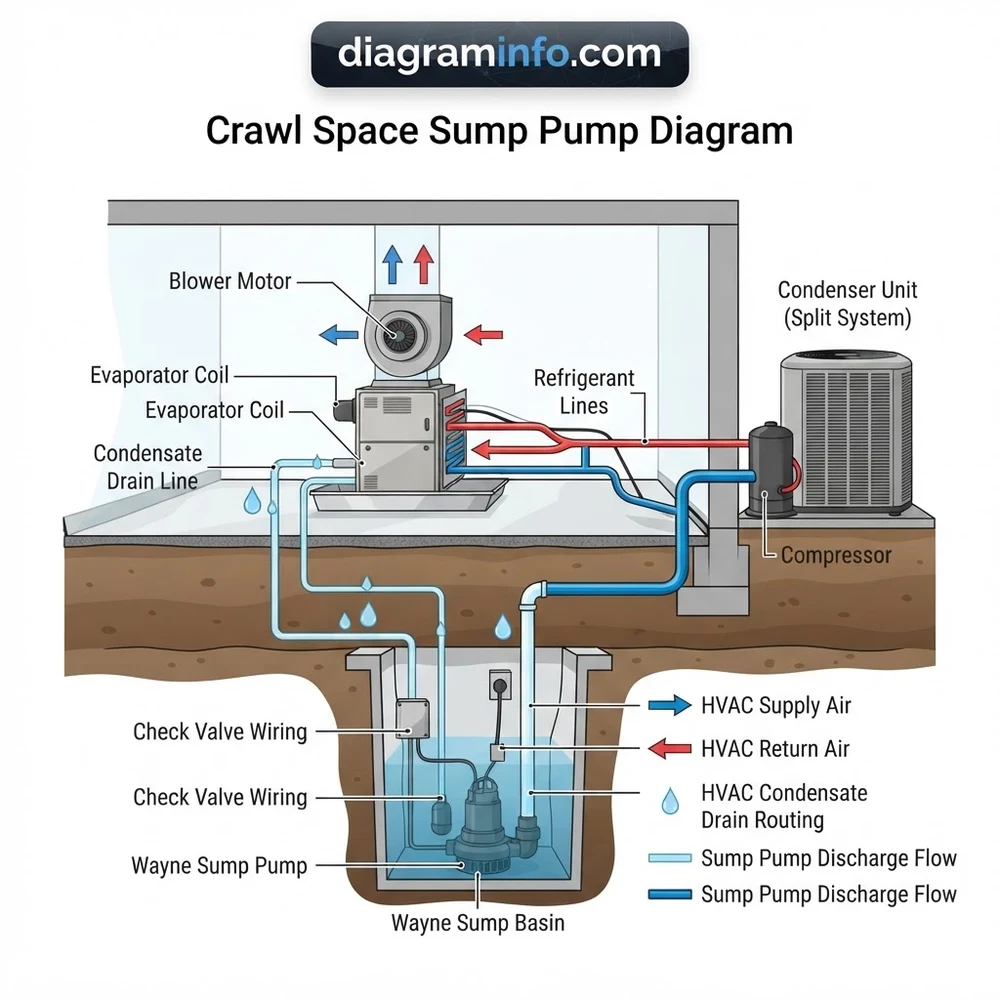 Wayne Crawl Space Sump Pump Diagram: Installation Setup 2026