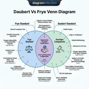 daubert vs frye venn diagram diagram with labeled components and explanations
