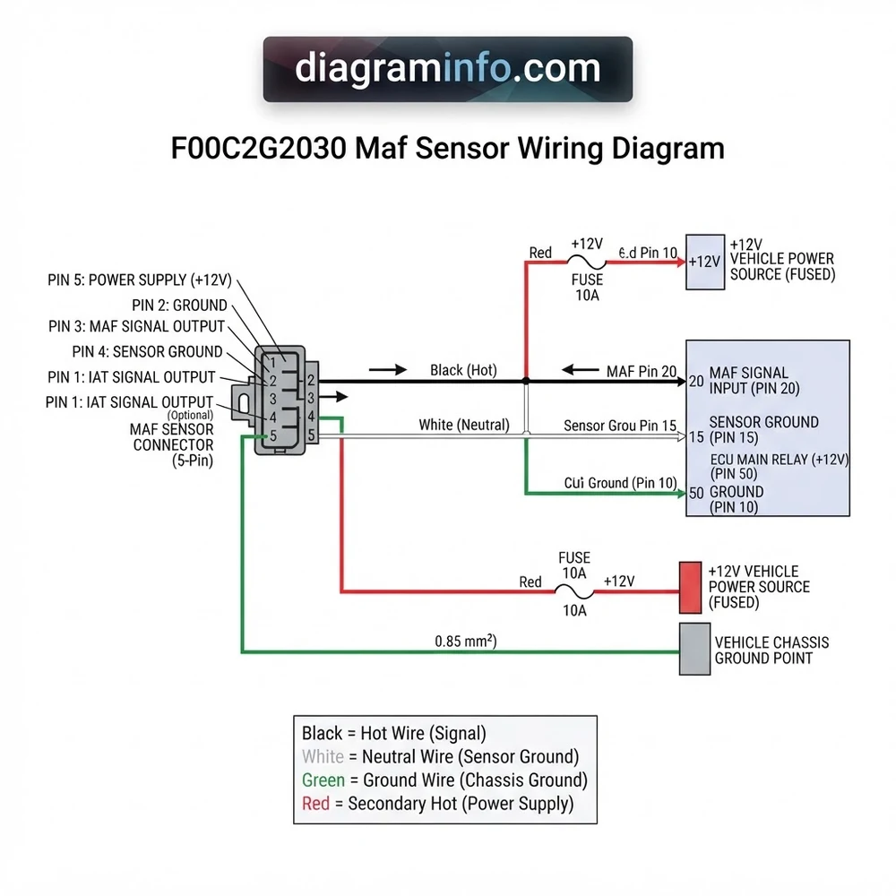 f00c2g2030 maf sensor wiring diagram diagram with labeled components and explanations