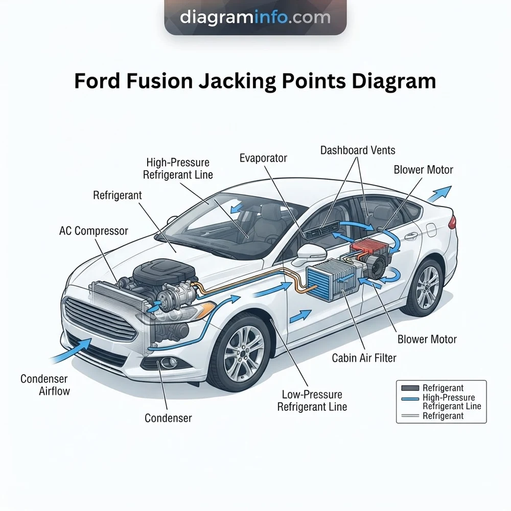 Ford Fusion Jacking Points Diagram: 2026 Guide