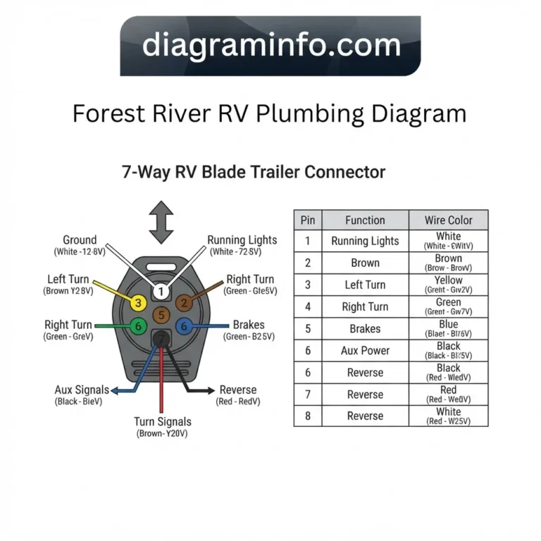 forest river rv plumbing diagram diagram with labeled components and explanations