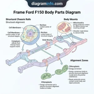 frame ford f150 body parts diagram diagram with labeled components and explanations