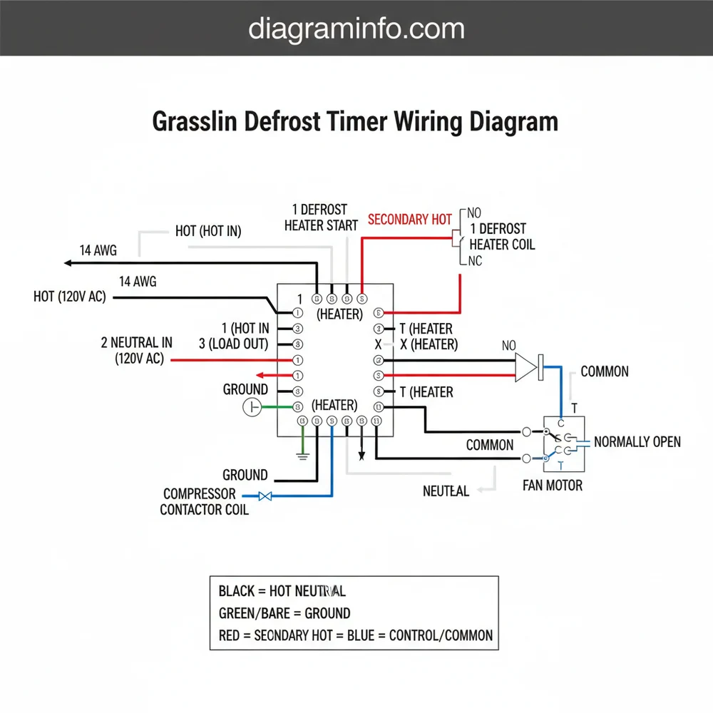 Grasslin Defrost Timer Wiring Diagram: 2026 Pinout Guide