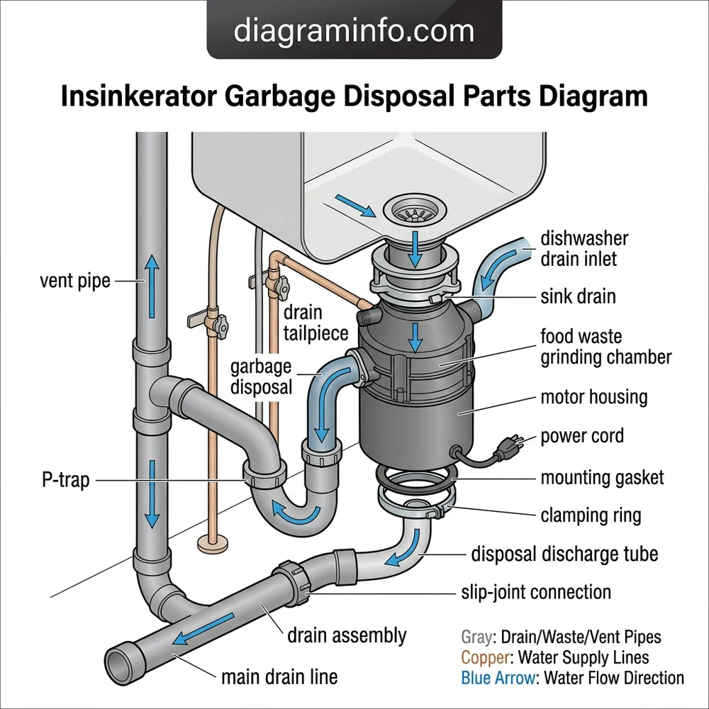 InSinkErator Garbage Disposal Parts Diagram: 2026 Repair