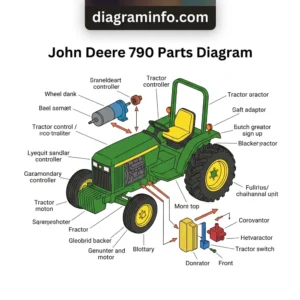 john deere 790 parts diagram diagram with labeled components and explanations