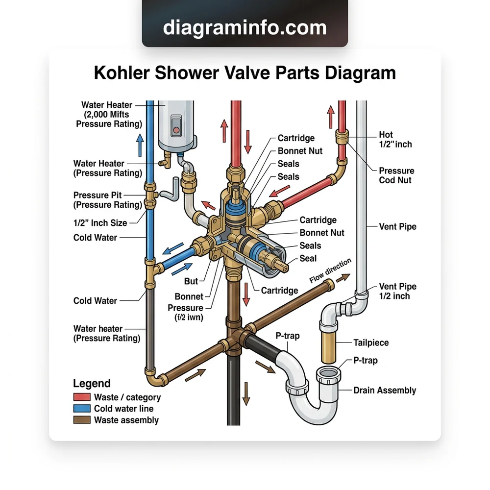 Kohler Shower Valve Parts Diagram: 2026 Repair Guide