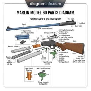 marlin model 60 parts diagram diagram with labeled components and explanations