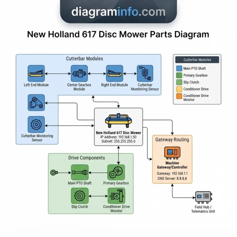 new holland 617 disc mower parts diagram diagram with labeled components and explanations